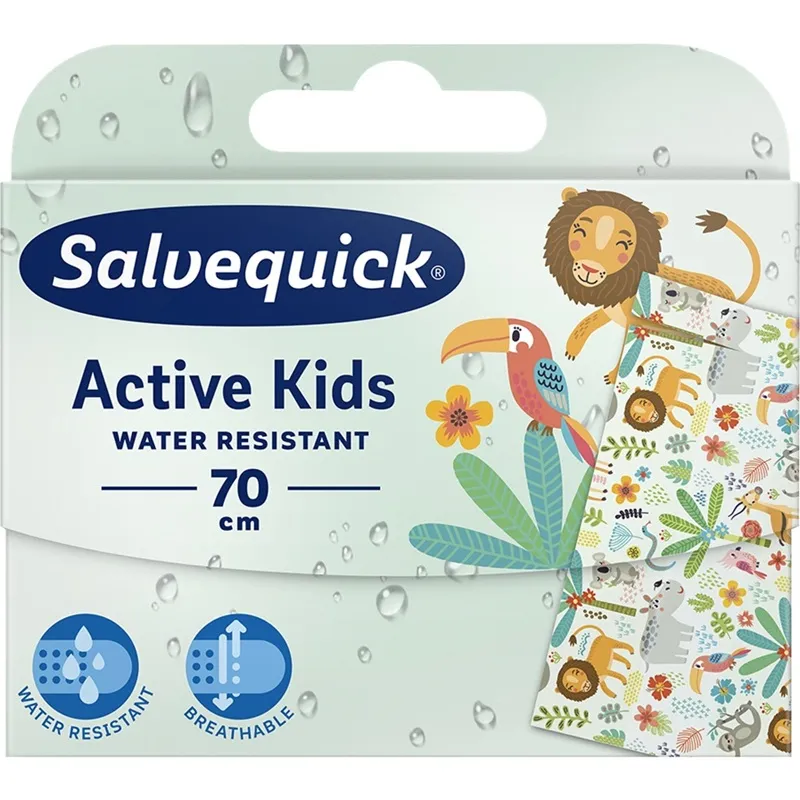 SALVEQUICK ACTIVE KIDS Plastry opatrunkowe 70 cm 1 szt.