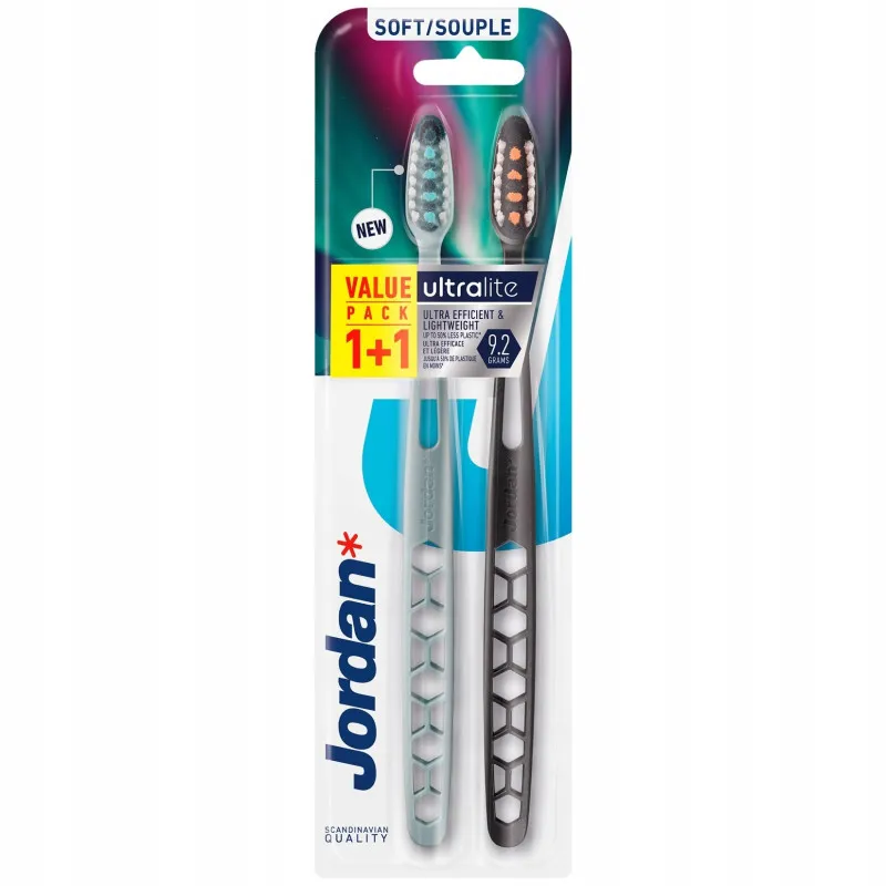 JORDAN ULTRALITE Szczoteczka do zębów Ultrasoft 2 szt.