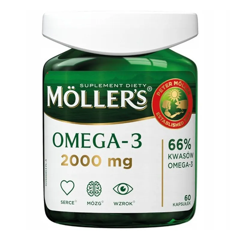 MOLLER'S Kpasułki z omega-3 2000 mg 60 szt.