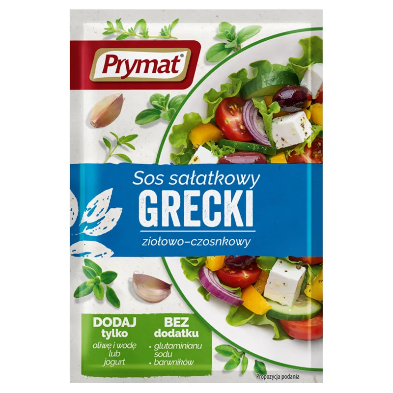 PRYMAT Sos sałatkowy grecki 9 g
