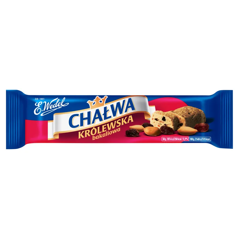 E. WEDEL Chałwa królewska bakaliowa 50 g