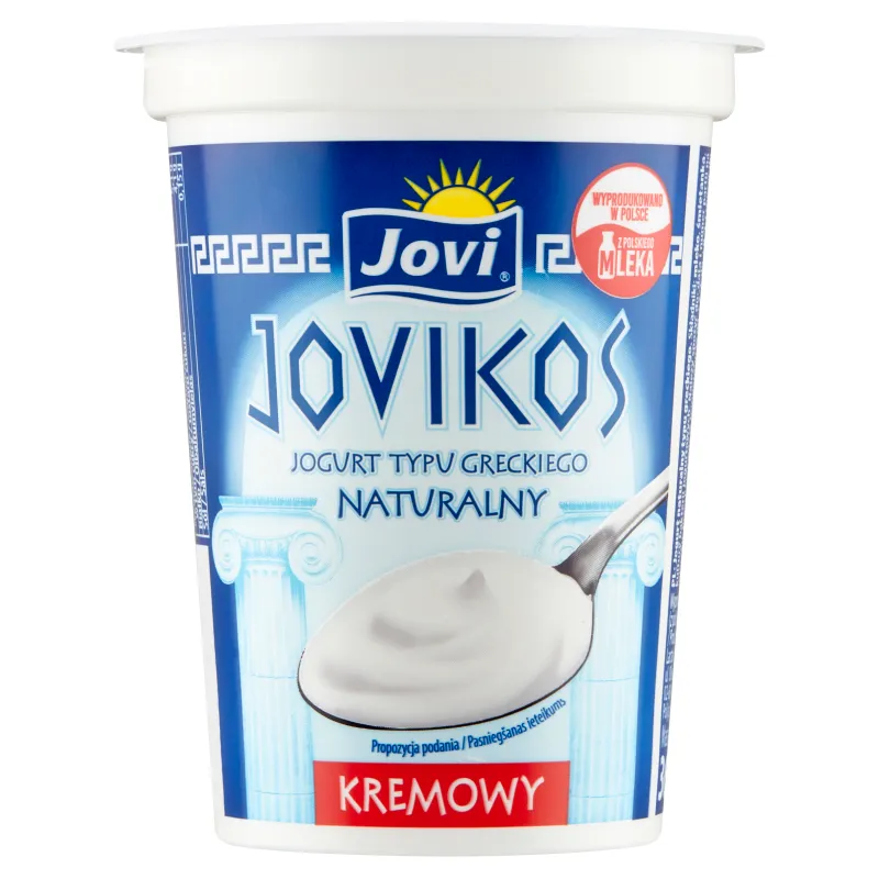 JOVI JOVIKOS Jogurt grecki naturalny kremowy 360 g