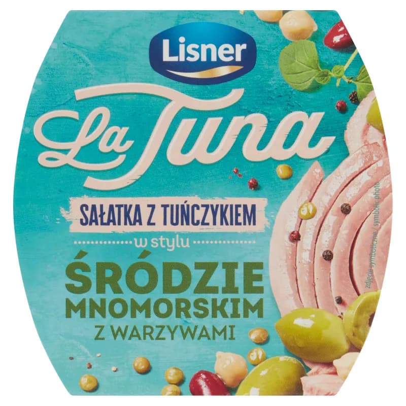 LISNER Sałatka z tuńczykiem w stylu śródziemnomorskim 160 g