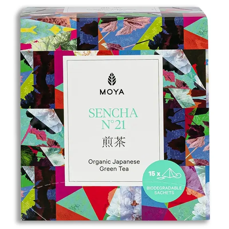 MOYA SENCHA NO.21 Herbata zielona organiczna BIO (15x1,5 g) 22,5 g