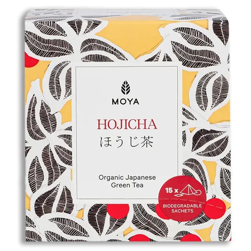 MOYA HOJICHA Herbata zielona organiczna BIO (15x1,5 g) 22,5 g
