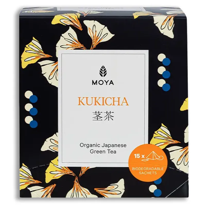 MOYA KUKICHA Herbata zielona organiczna BIO (15x1,5 g) 22,5 g