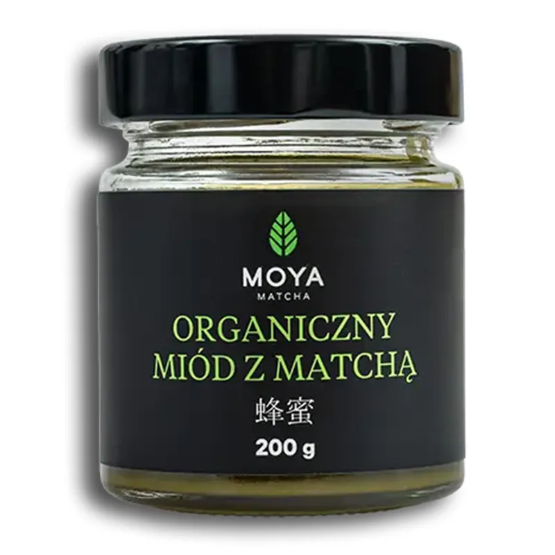 MOYA Miód z matchą organiczną BIO 200 g