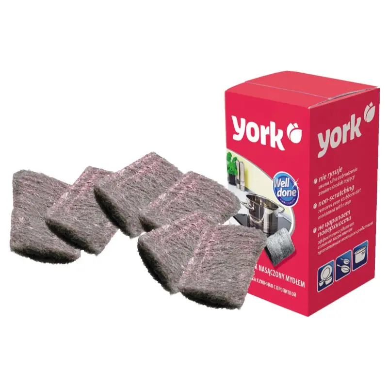 YORK Czyścik kuchenny nasączony mydłem 6 szt.