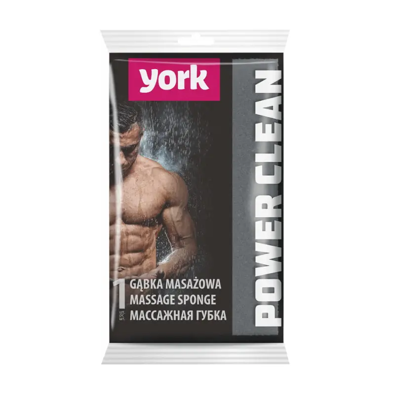 YORK Gąbka masażowa MOTYL MEN 1 szt.