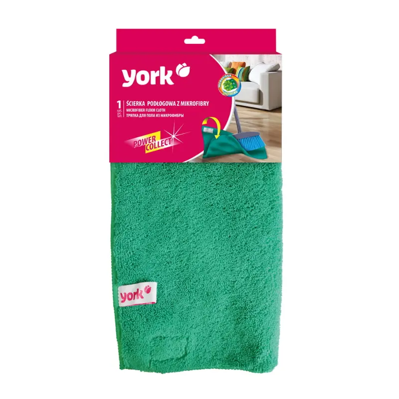 YORK Ścierka podłogowa z mikrofibry PowerCollect 50x60cm 1 szt.