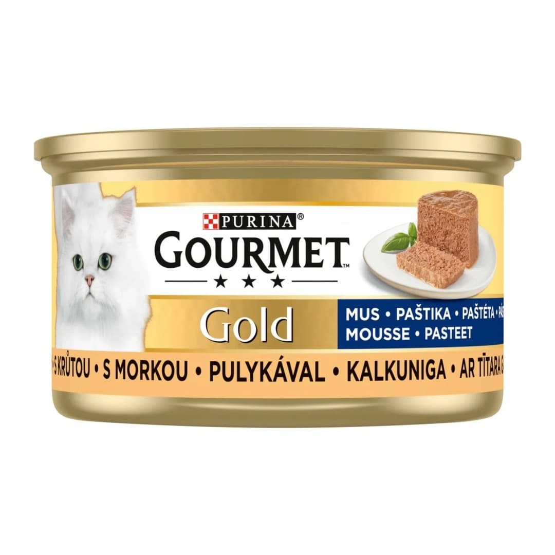 PURINA GOURMET GOLD Mus dla kotów z indykiem 85 g