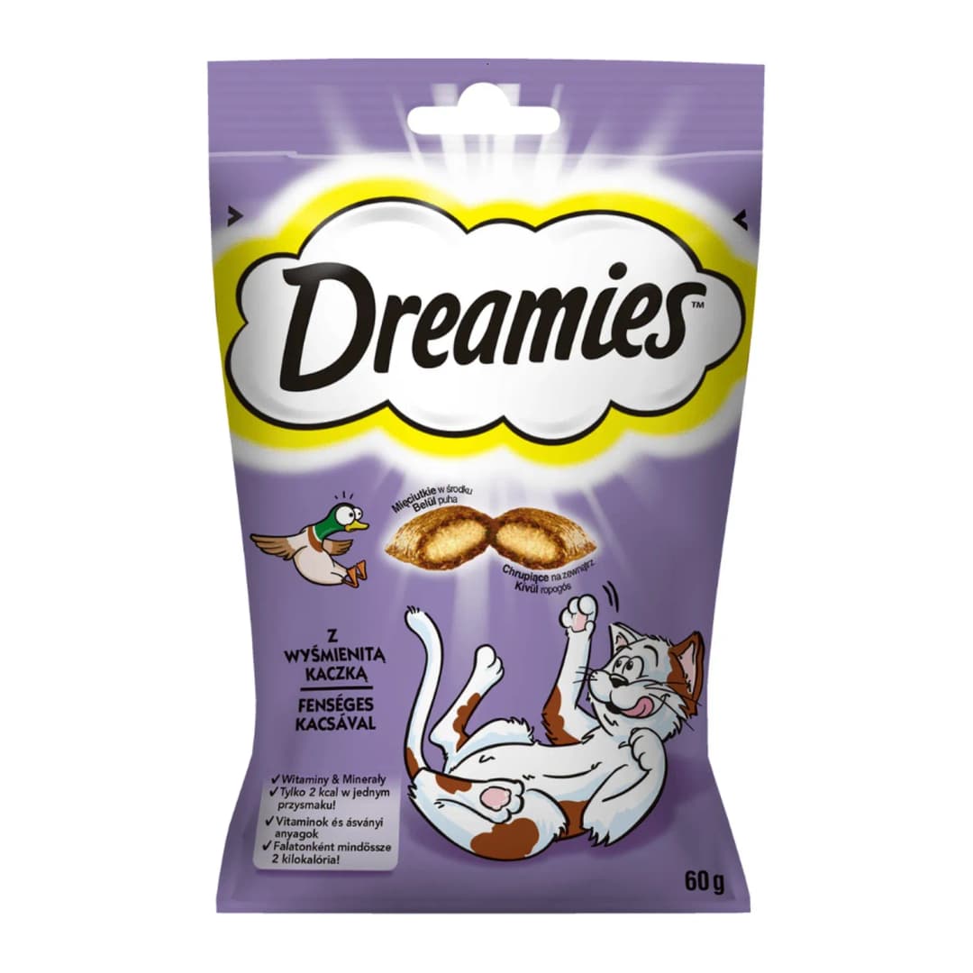 DREAMIES Przysmak dla kotów z kaczką 60 g