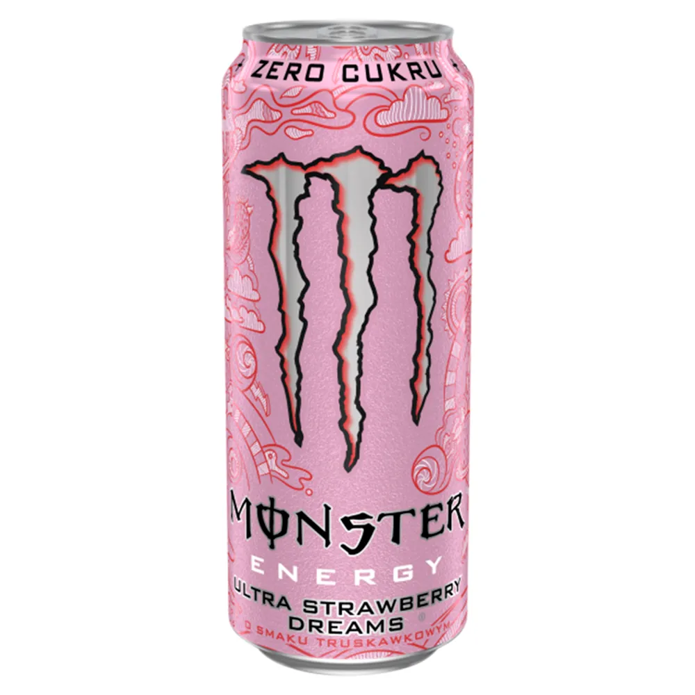 MONSTER Napój energetyczny Strawberry Dreams bez cukru 500 ml