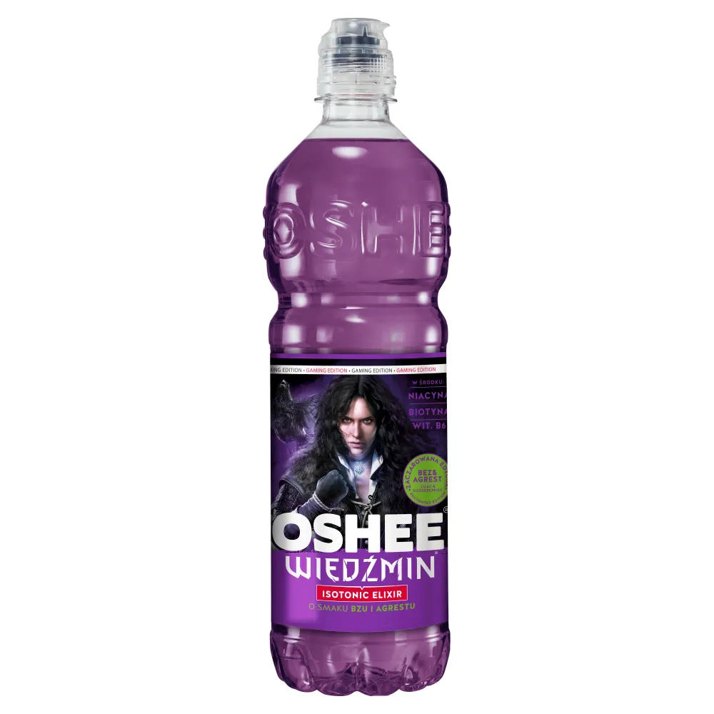 OSHEE Napój izotoniczny o smkau bzu Wiedźmin 750 ml