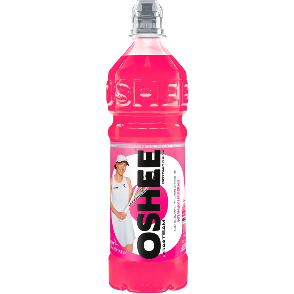 OSHEE & IGA Napój izotoniczny o smaku winogron i dragonfruit 750 ml