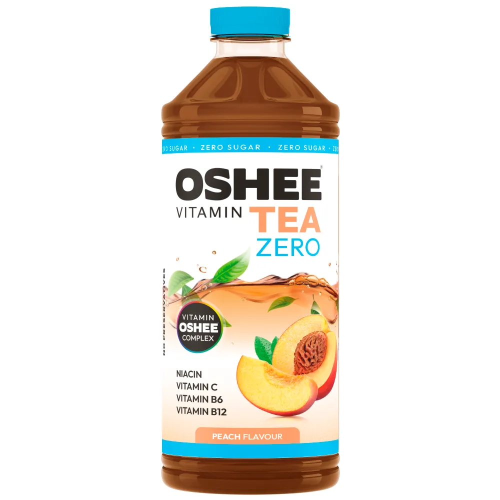 OSHEE VITAMIN TEA ZERO Napój herbaciany o smaku brzoskiwini bez cukru 1100 ml