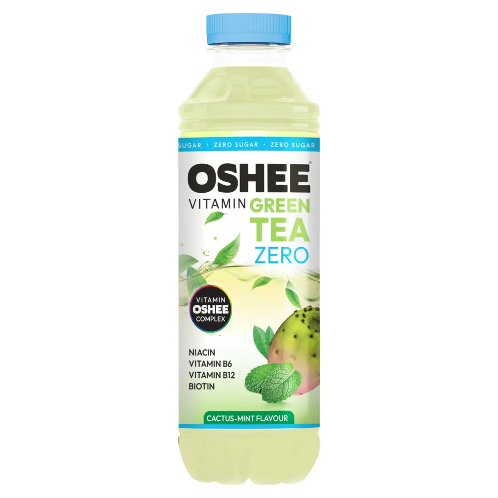OSHEE VITAMIN GREEN TEA ZERO Napój herbaciany o smaku kaktusa i mięty bez cukru 555 ml