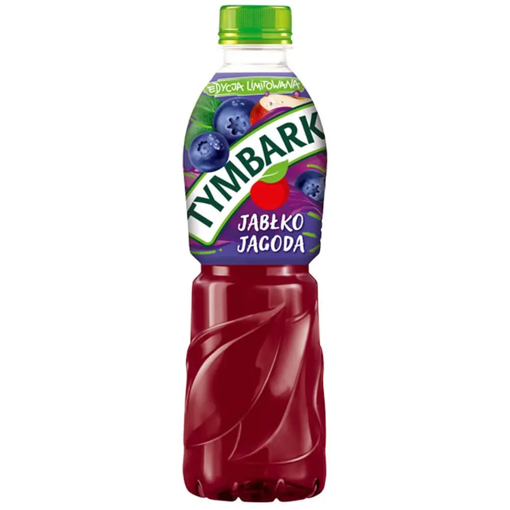 TYMBARK Napój niegazowany o smaku jabłka i jagody 500 ml