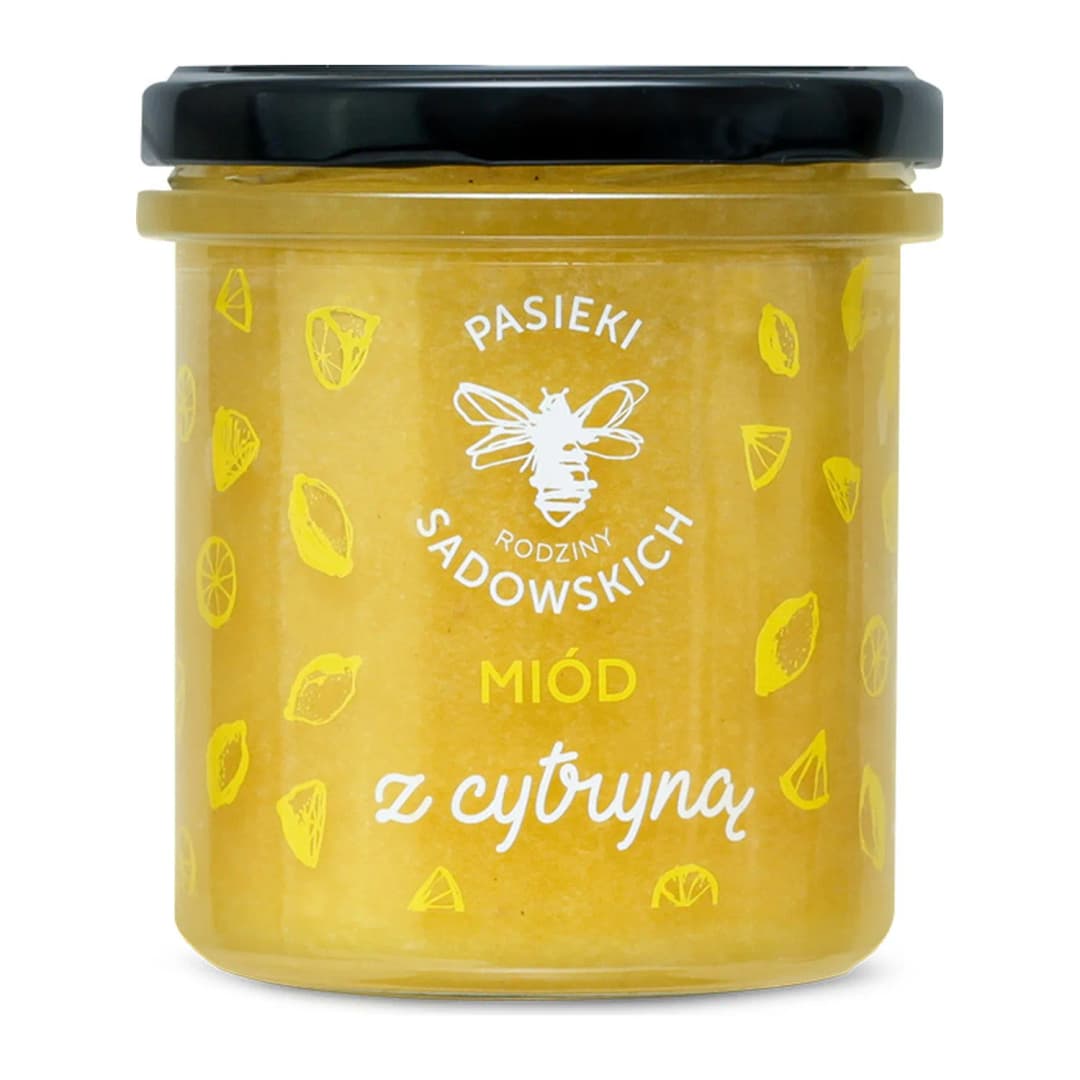 PASIEKI RODZINY SADOWSKICH Miód z cytryną i imbirem 430 g