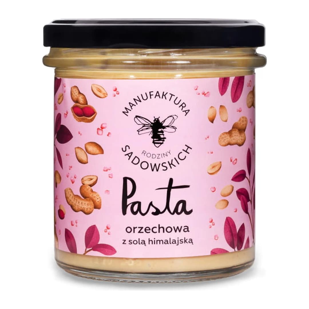 PASIEKI RODZINY SADOWSKICH Pasta orzechowa z solą himalajską 450 g