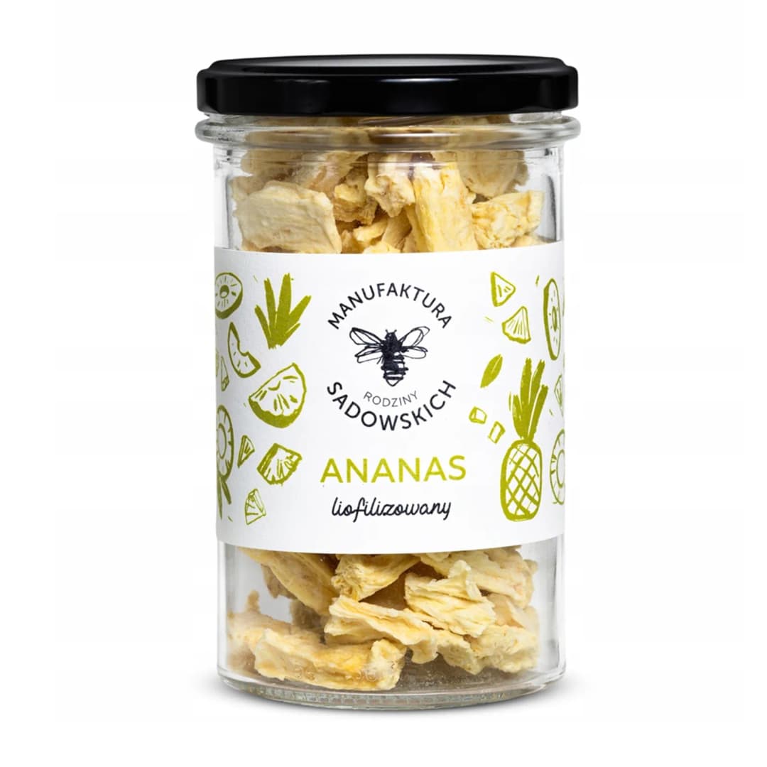 MANUFAKTURA PASIEKI SADOWSKICH Ananas liofilizowany 35 g
