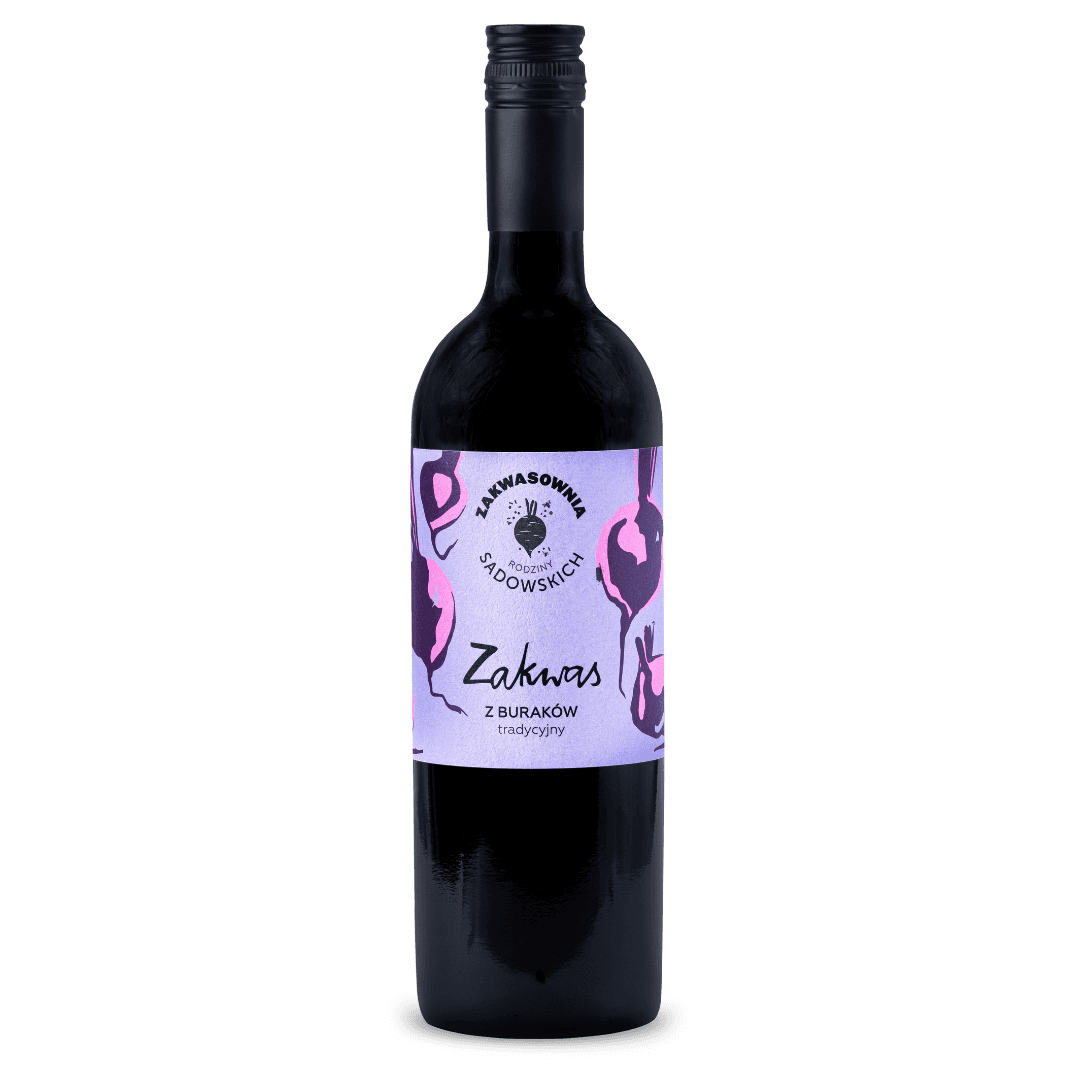 ZAKWASOWNIA RODZINY SADOWSKICH Zakwas z buraków złotych z kurkumą, imbirem i cytryną 750 ml