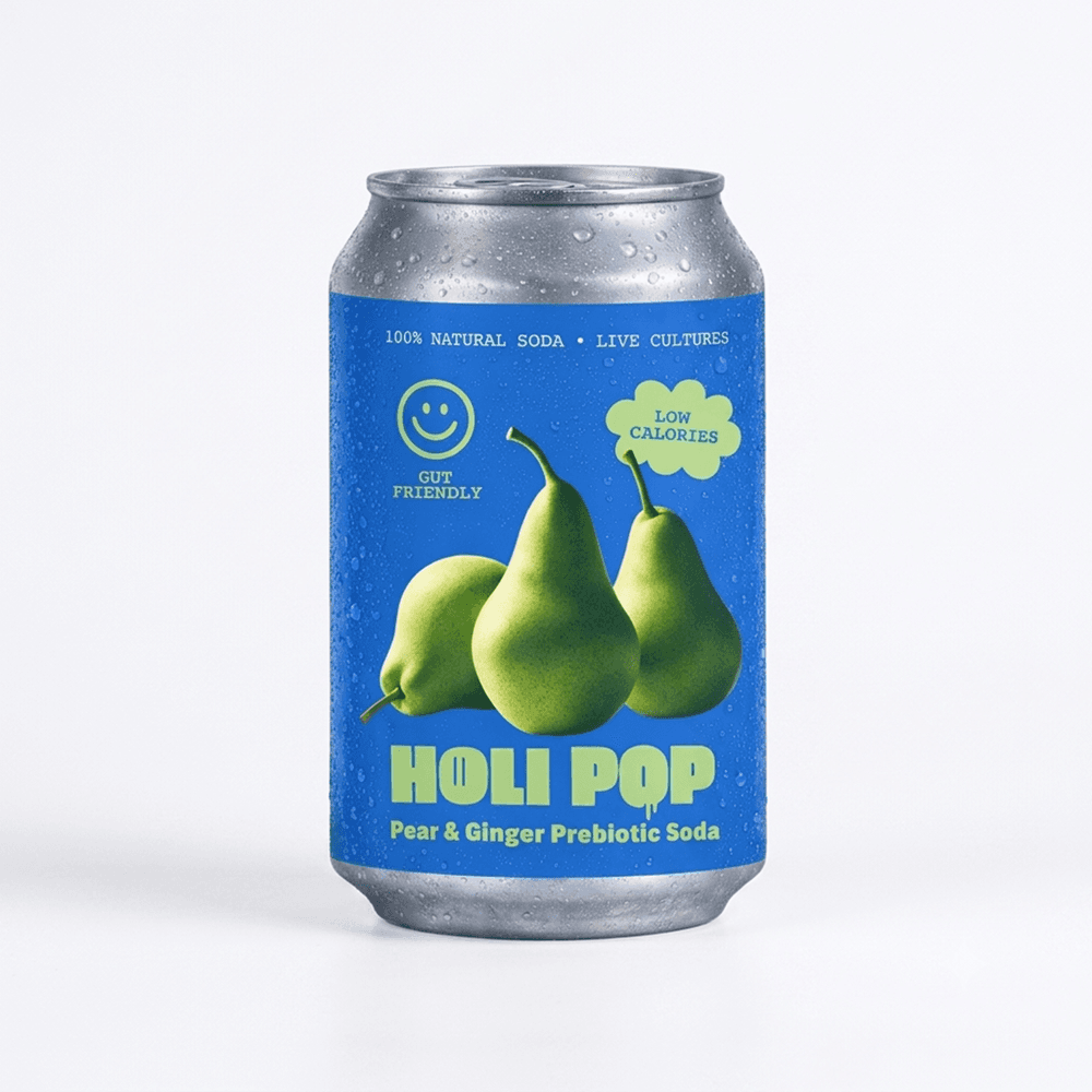 HOLI POP Napój prebiotyczny z gruszką i imbirem 330 ml