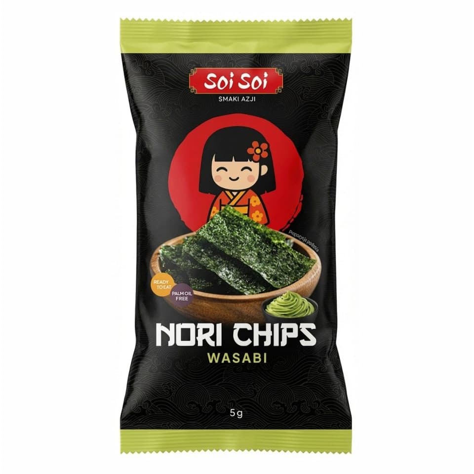 SOI SOI Chipsy nori Wasabi 5 g