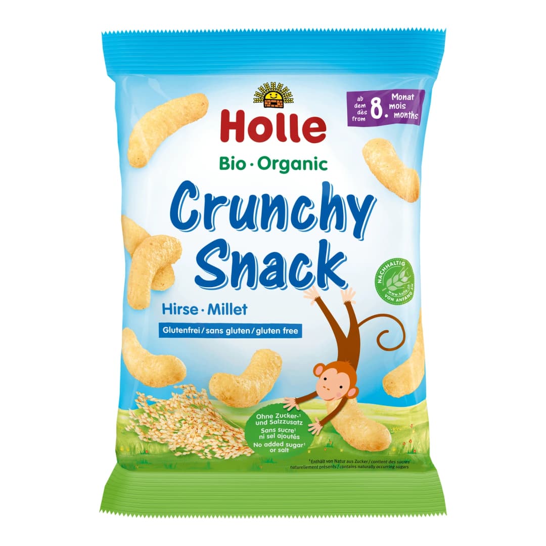 HOLLE Chrupki jaglane bez glutenu i cukru BIO 25 g