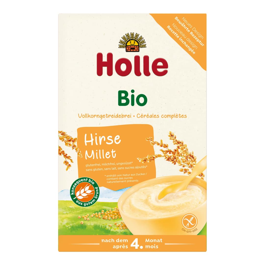 HOLLE Kaszka jaglana pełnoziarnista bez glutenu i cukru BIO 250 g