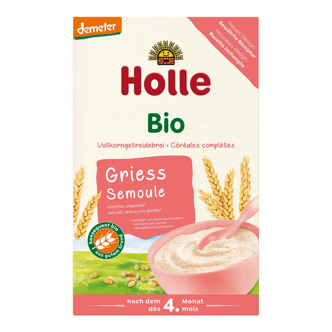 HOLLE Kaszka pełnoziarnista bez glutenu i cukru BIO 250 g