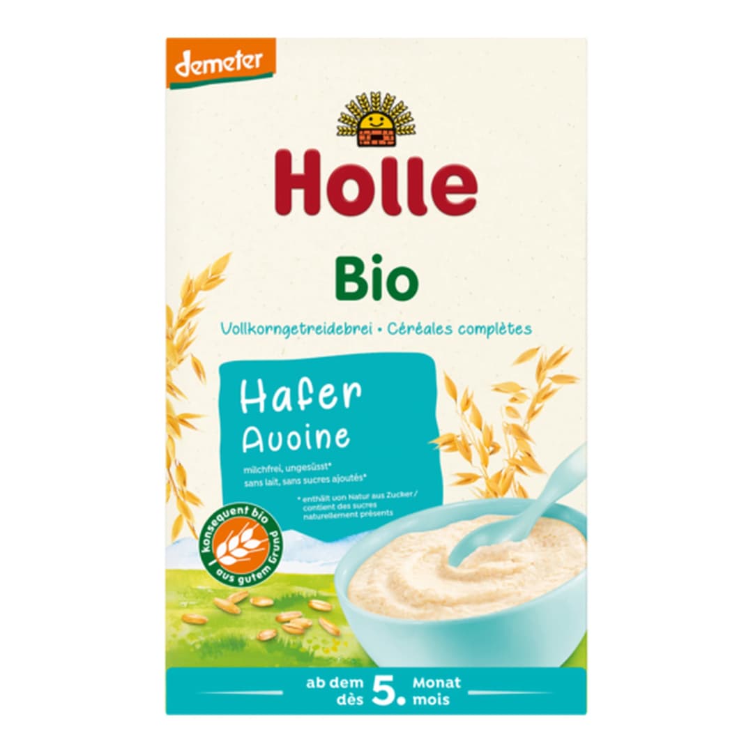 HOLLE Kaszka owsiana pełnoziarnista bez cukru BIO 250 g
