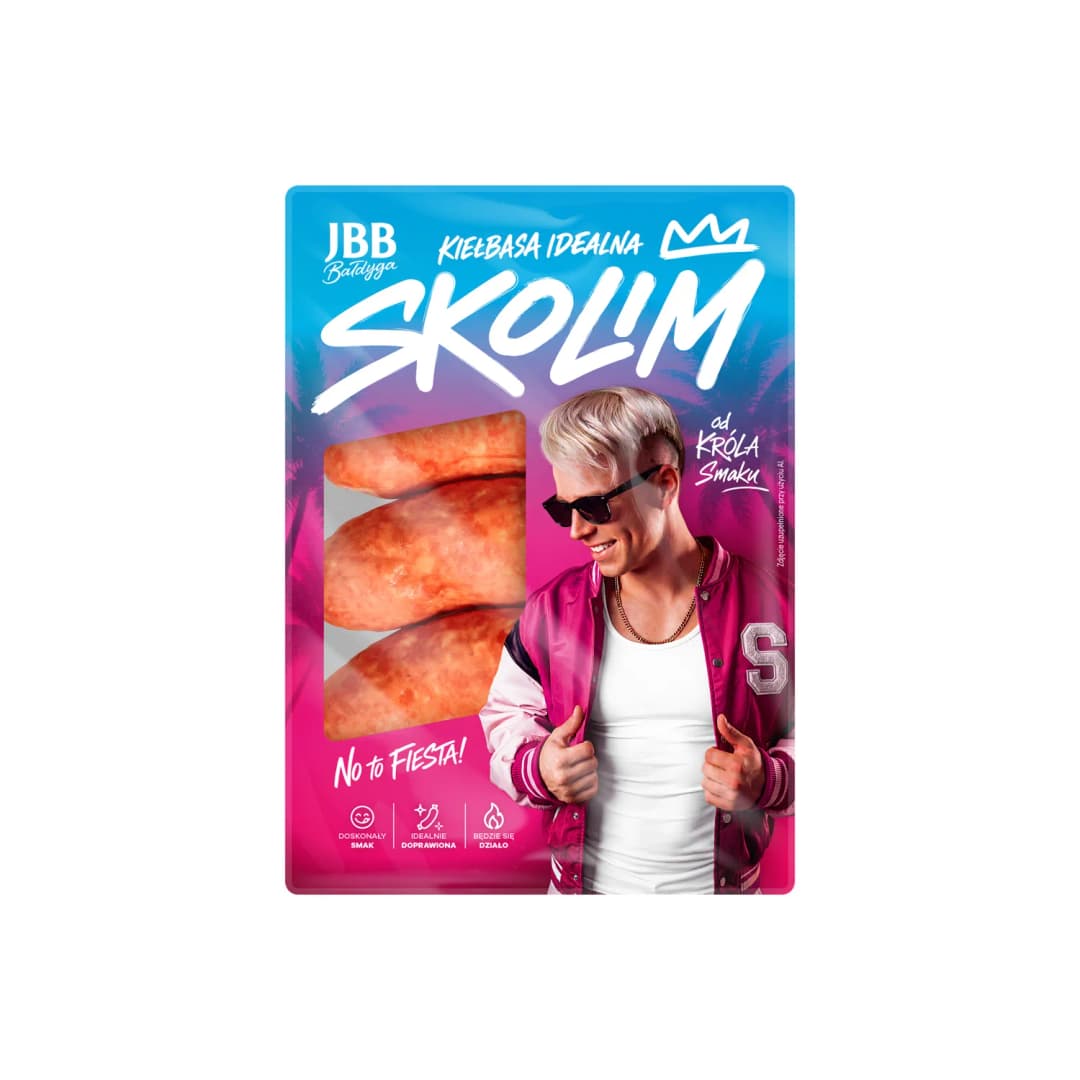 JBB SKOLIM Kiełbasa wieprzowa idealna 350 g