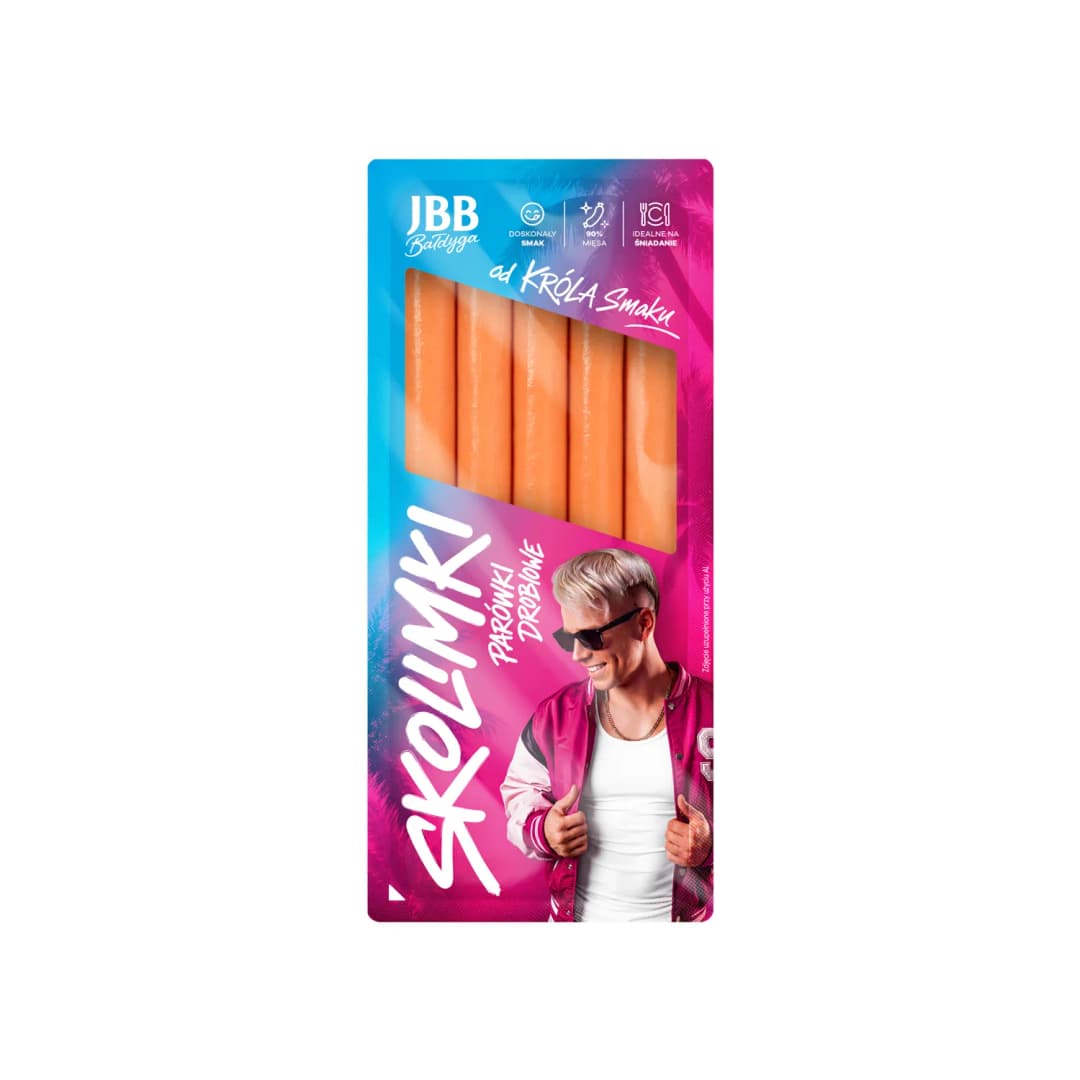 JBB SKOLIMKI Parówki drobiowe 140 g