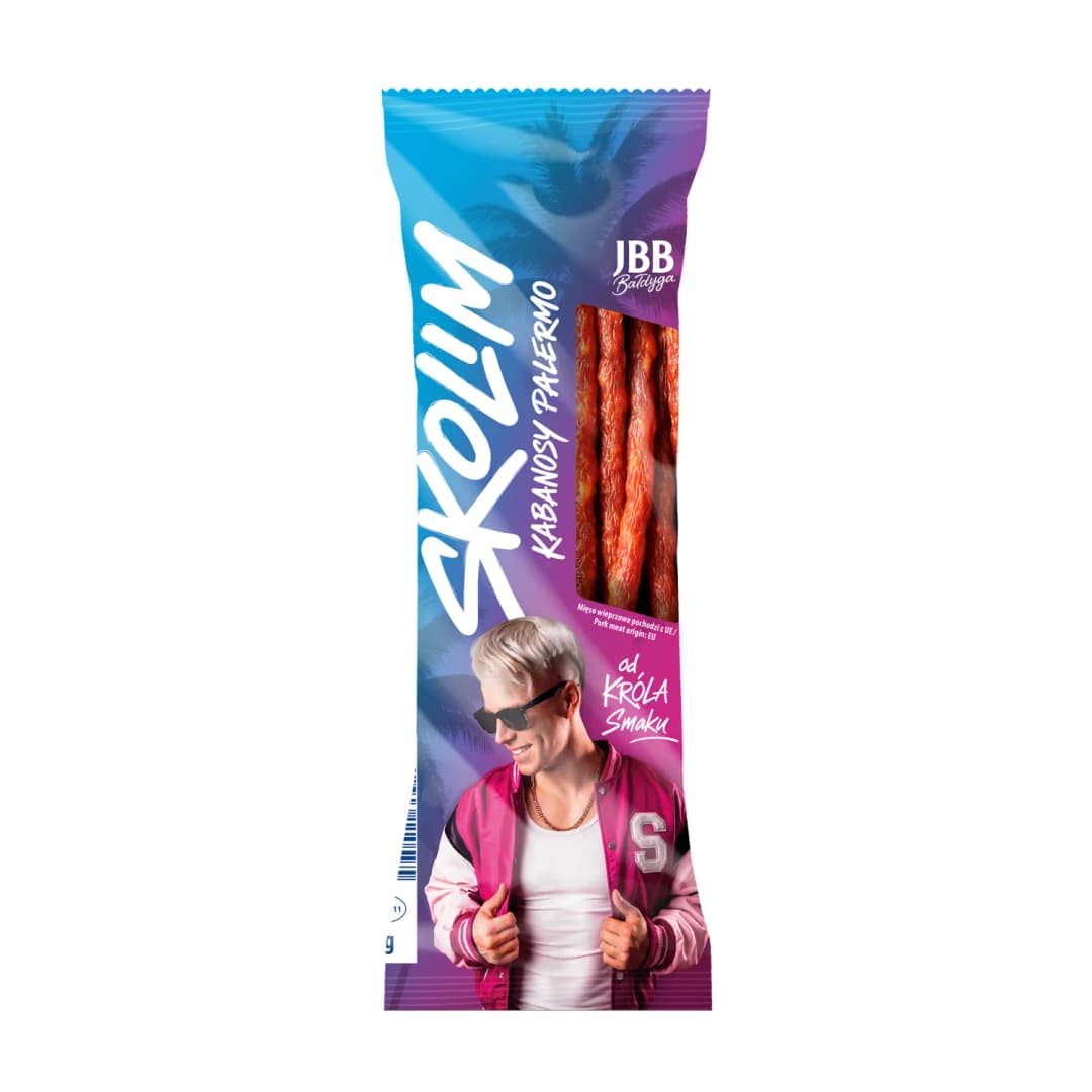 JBB SKOLIM Kabanosy wieprzowe Palermo 95 g