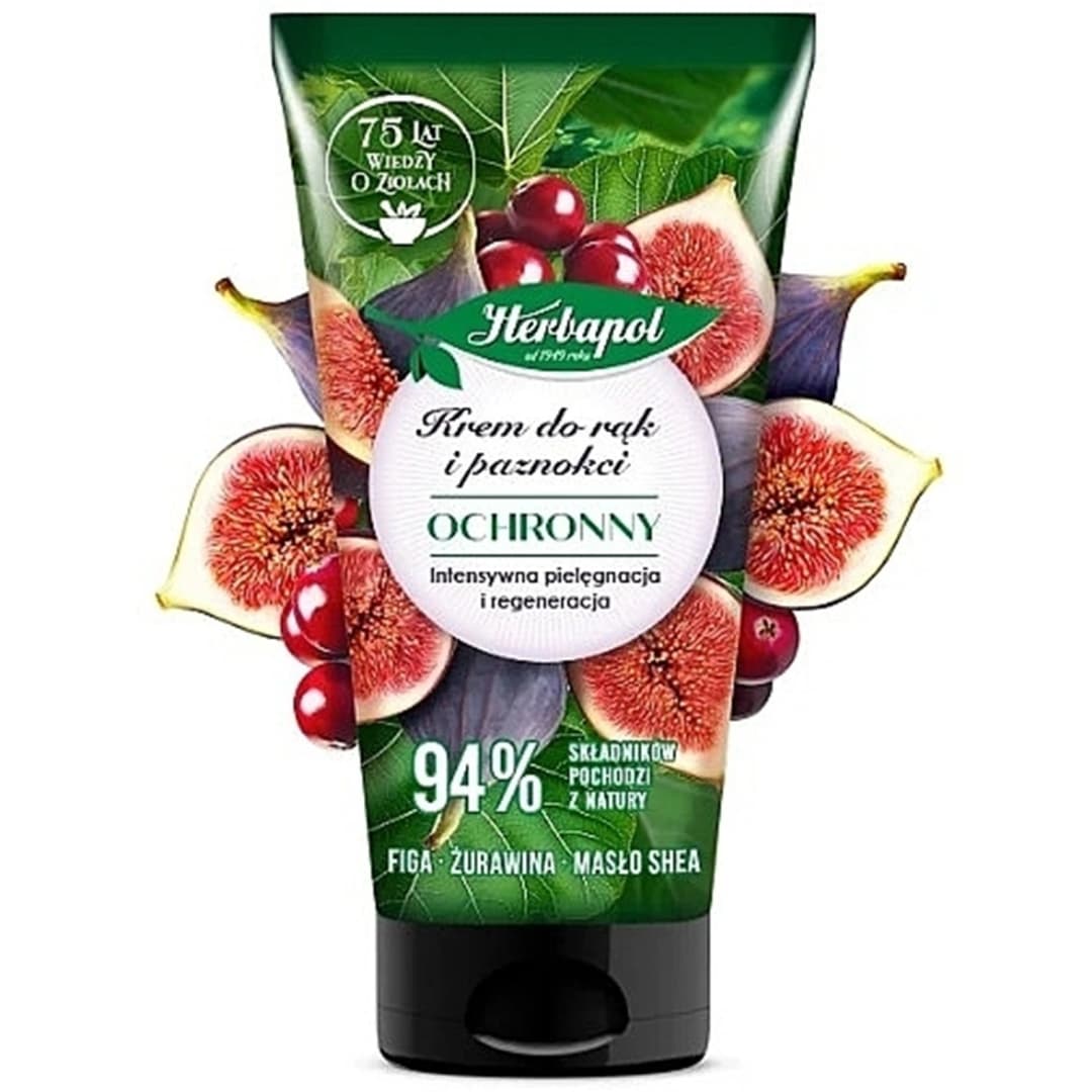 KOSMETYKI HERBAPOL Krem do rąk ochronny figa żurawina 50 ml