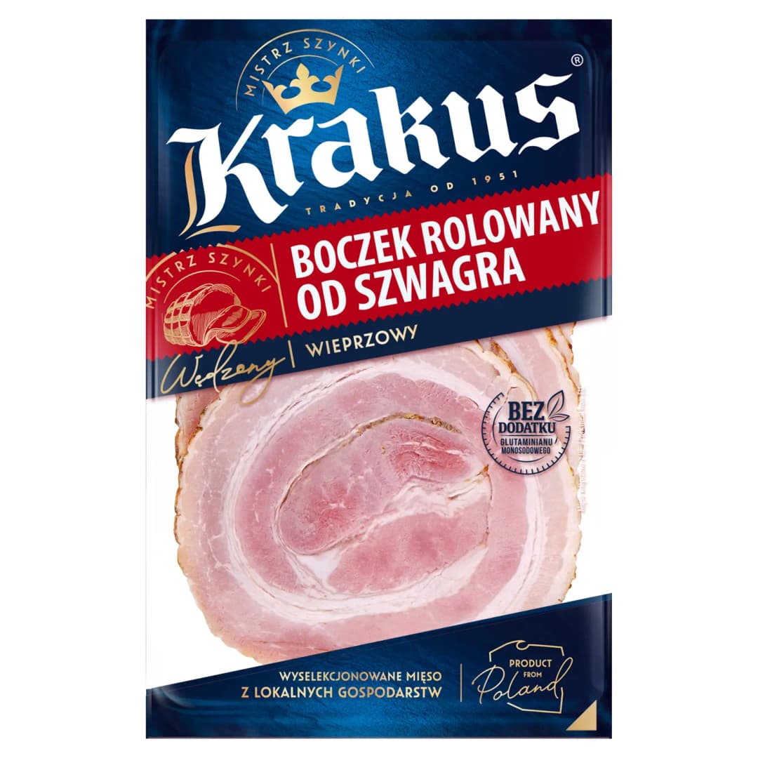 KRAKUS Boczek rolowany od szwagra 100 g