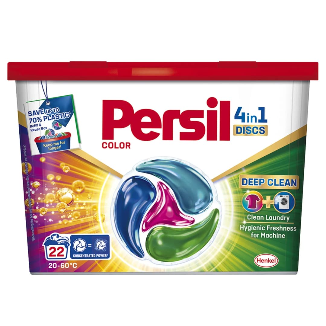PERSIL 4IN1 Kapsułki do prania tkanin kolorowych 22 szt.
