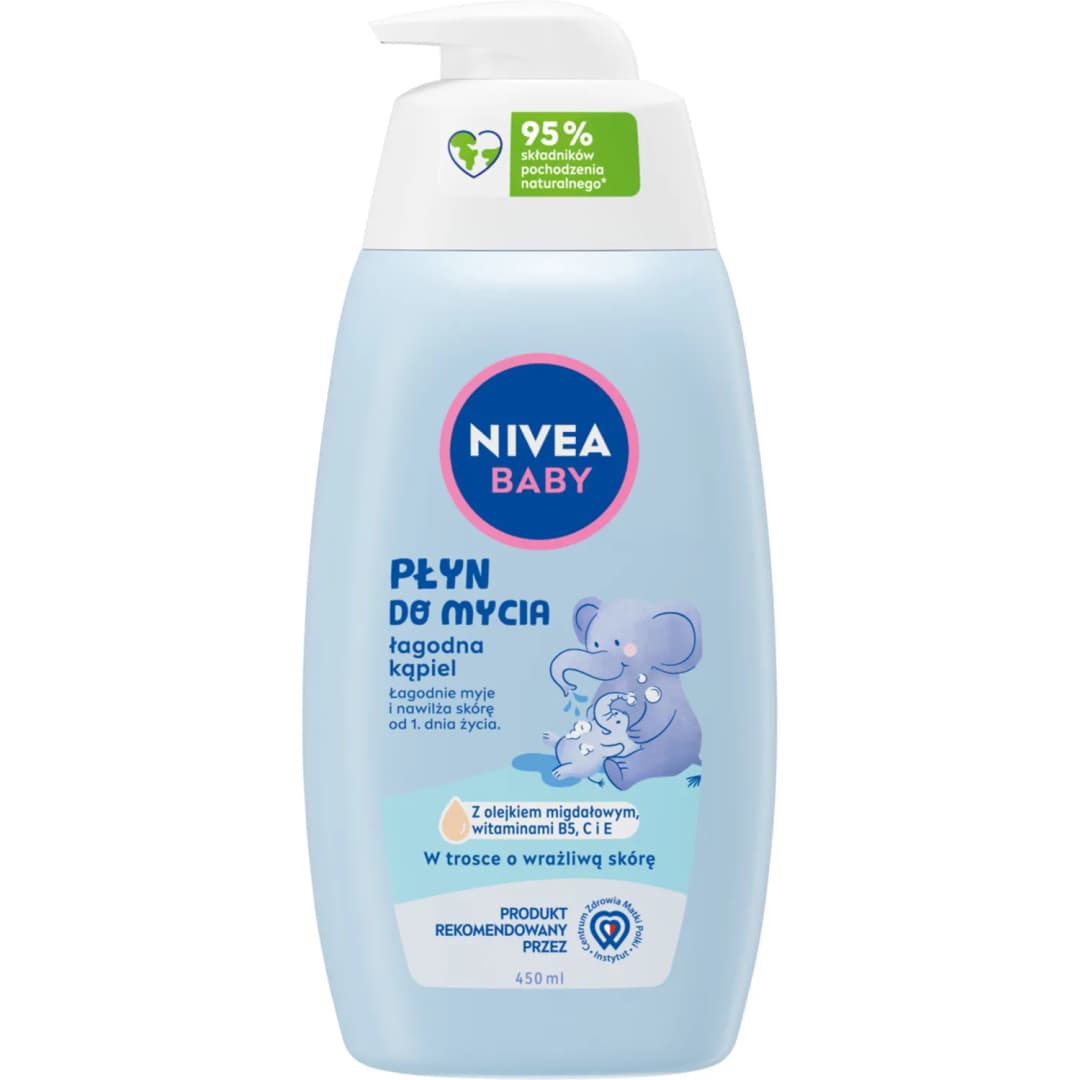 NIVEA BABY Płyn do mycia od 1 dnia życia 450 ml