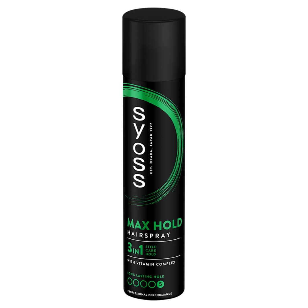 SYOSS MAX HOLD Lakier do włosów 3w1 300 ml
