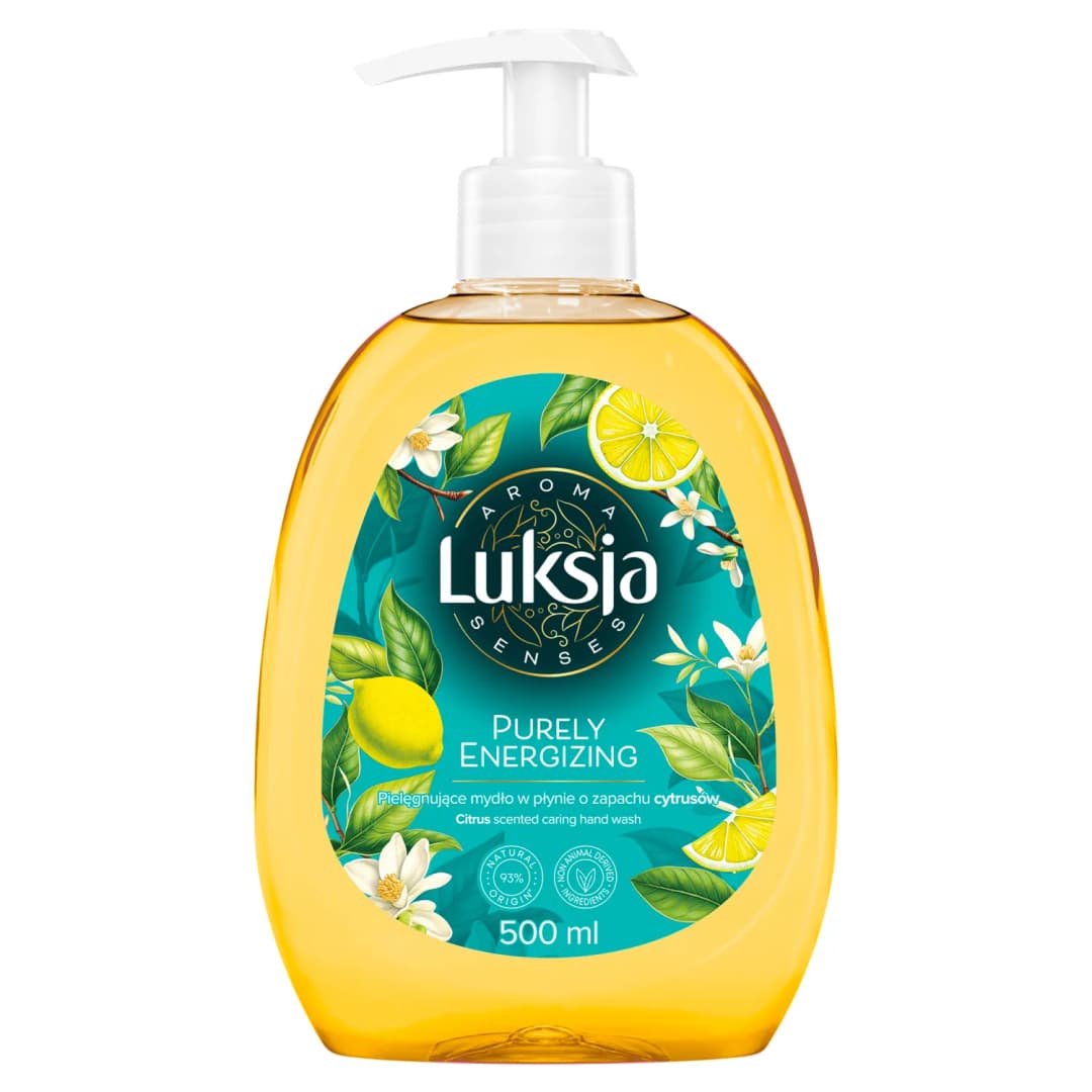 LUKSJA AROMA SENSES Mydło do rąk o zapachu cytrusów 500 ml