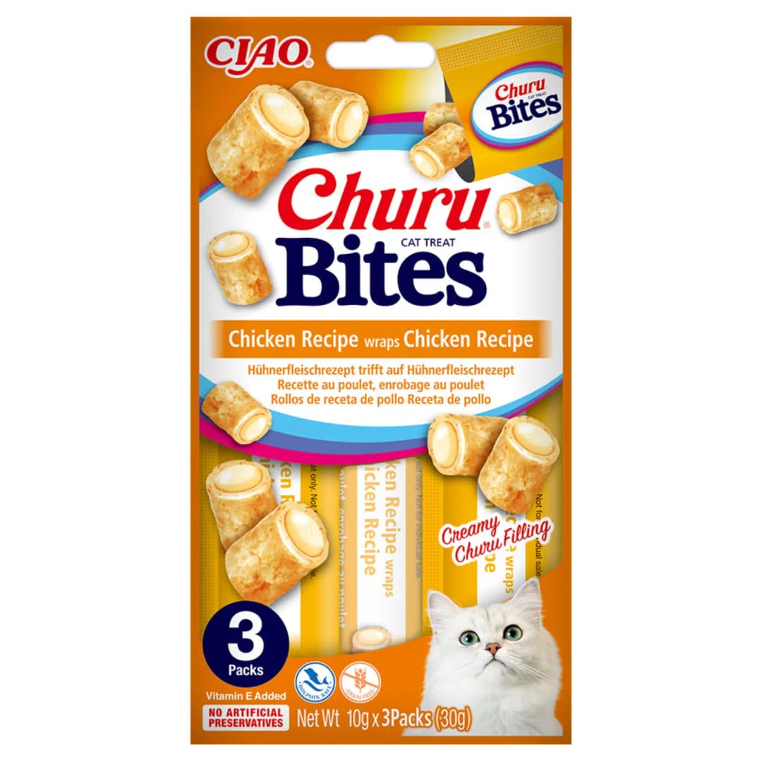 INABA CIAO Przysmak dla Kota Churu Bites Kurczak 3x10 g 30 g