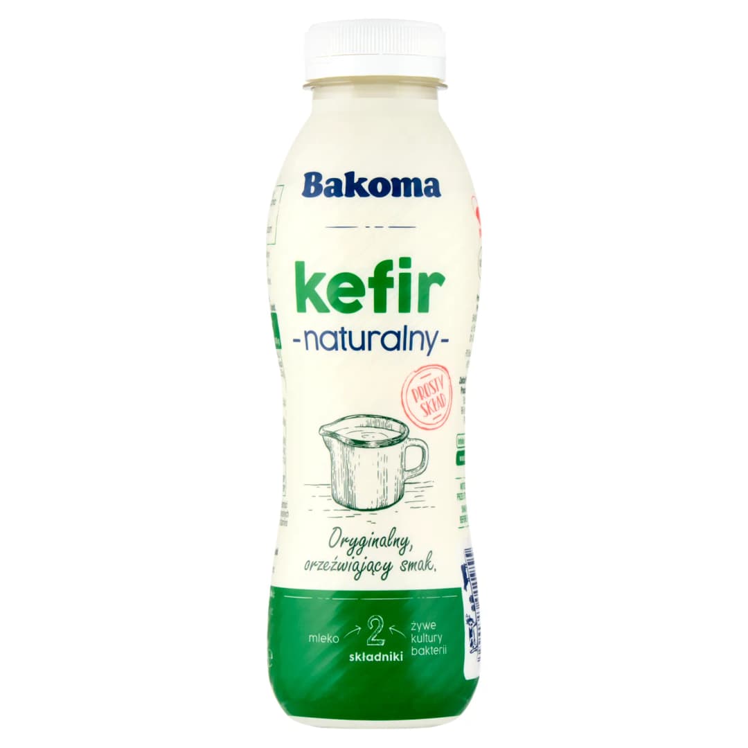 BAKOMA Kefir naturalny 370 g
