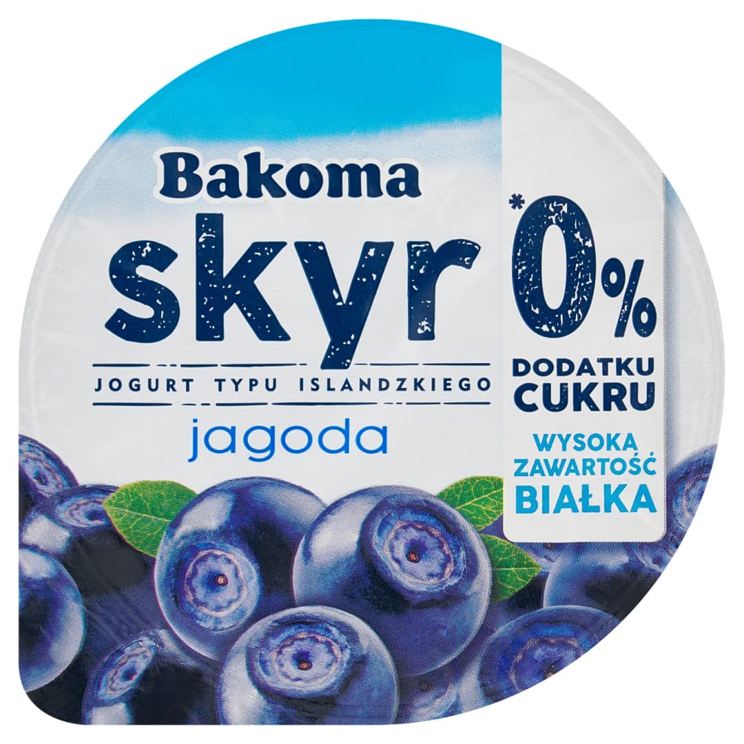 BAKOMA Skyr jagoda bez cukru 150 g