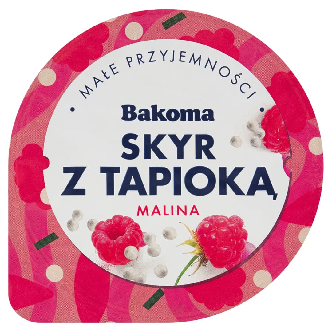 BAKOMA Skyr z tapioką i malinami 150 g