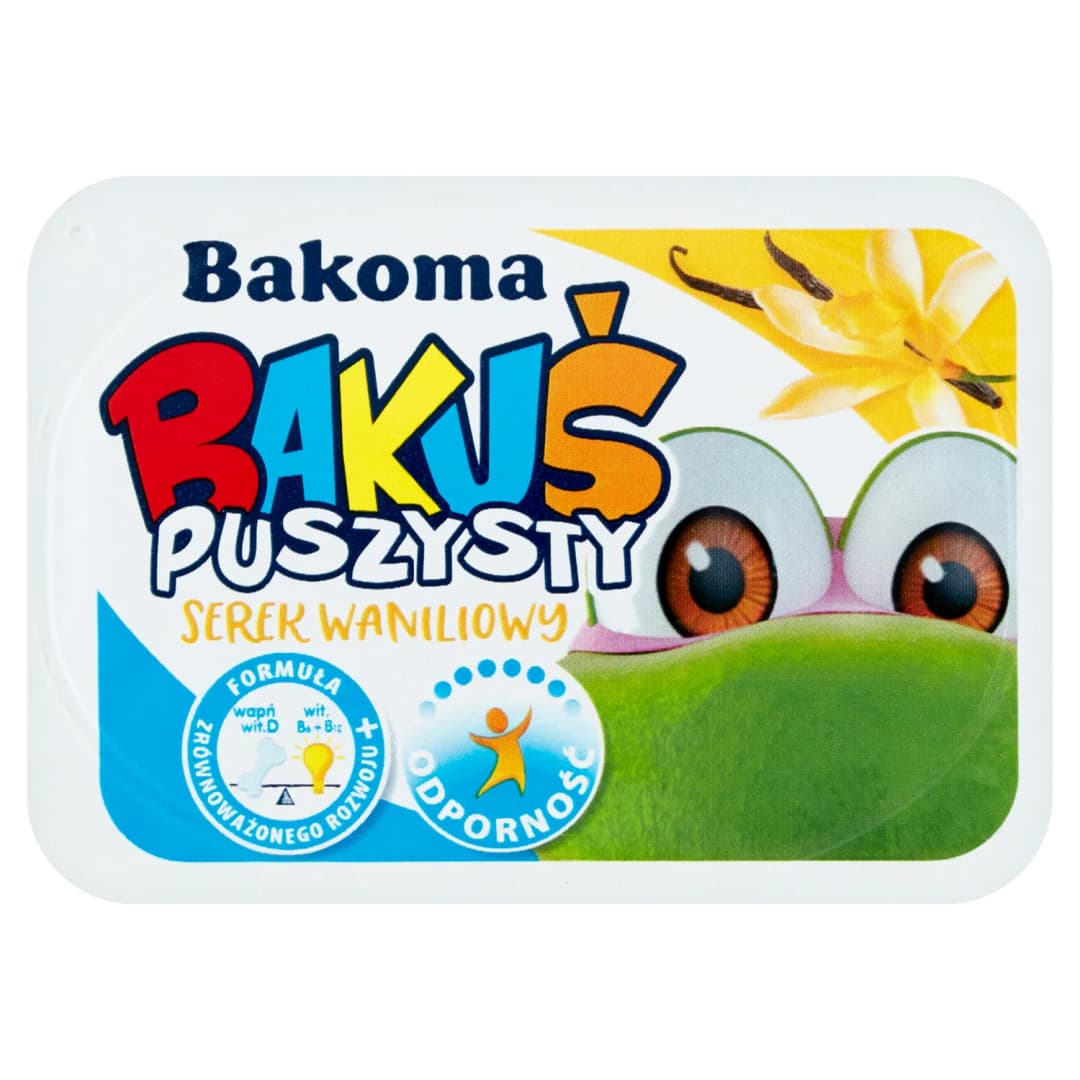BAKOMA BAKUŚ Serek puszysty waniliowy 90 g