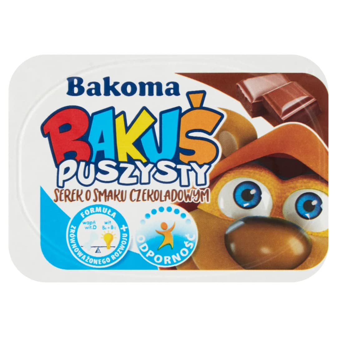 BAKOMA BAKUŚ Serek puszysty czekoladowy 90 g