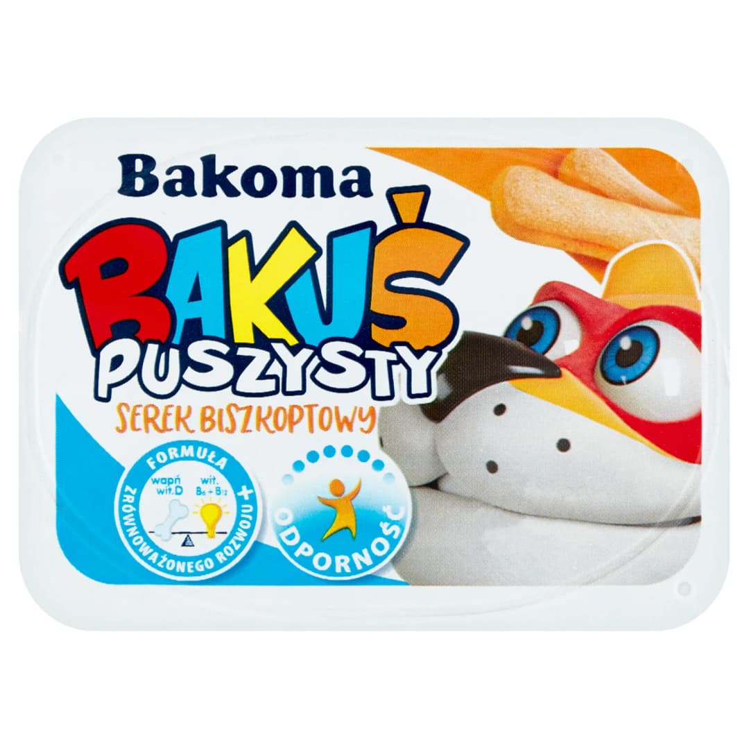 BAKOMA BAKUŚ Serek puszysty biszkoptowy 90 g