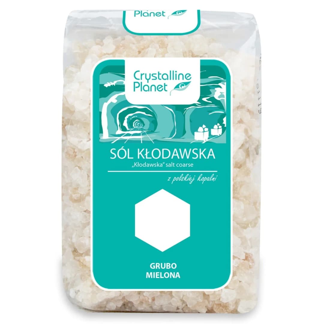 CRYSTALLINE PLANET Sól kłodawska grubo mielona 600 g