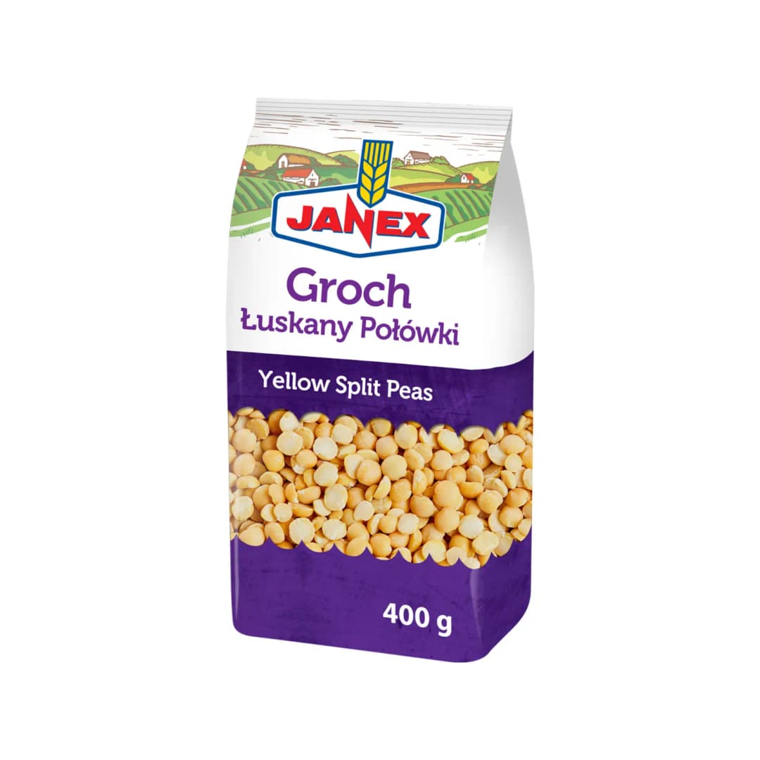 JANEX Groch łuskany połówki 400 g